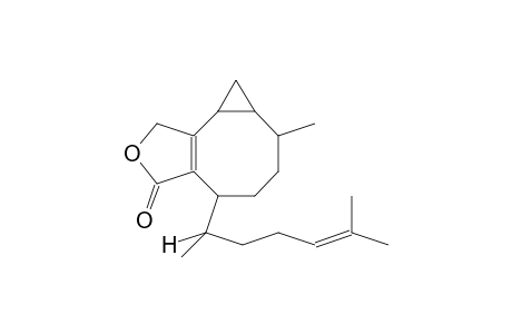 3H-CYCLOPROPA[3,4]CYCLOOCTA[1,2-C]FURAN-3-ONE, 4-(1,5-DIMETHYL-4-HEXENYL)-1,4,5,6,7,7A,8,8A-OCTAHYDRO-7-METHYL-