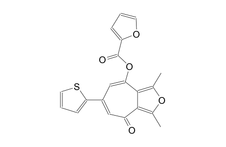 1,3-dimethyl-4-oxo-6-(2-thienyl)-4H-cyclohepta[c]furan-8-yl 2-furoate