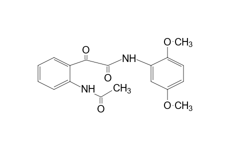 2-(o-acetamidophenyl)-2',5'-dimethoxyglyoxylanilide