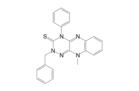 2-Benzyl-10-methyl-4-phenyl-2,3,4,10-tetrahydro-1,2,4-triazino[5,6-b]-quinoxaline-3-thione