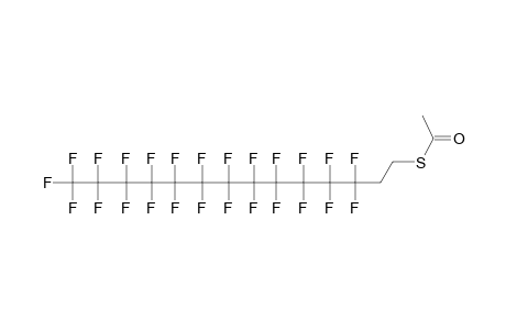 S-(3,3,4,4,5,5,6,6,7,7,8,8,9,9,10,10,11,11,12,12,13,13,14,14,14-Pentacosafluorotetradecyl) ethanethioate