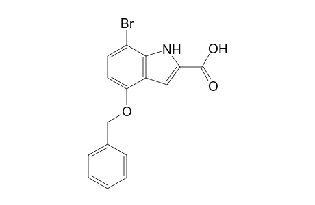 4-(benzyloxy)-7-bromo-1H-indole-2-carboxylic acid