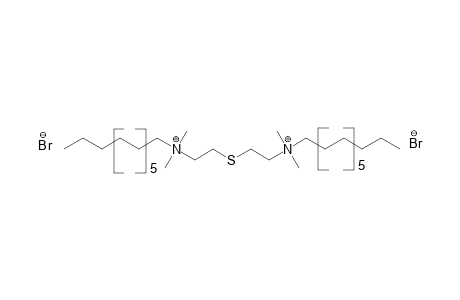 (thiodiethylene)bis[dimethyltetradecylammonium]dibromide