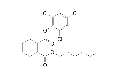 1,2-Cyclohexanedicarboxylic acid, hexyl 2,4,6-trichlorophenyl ester