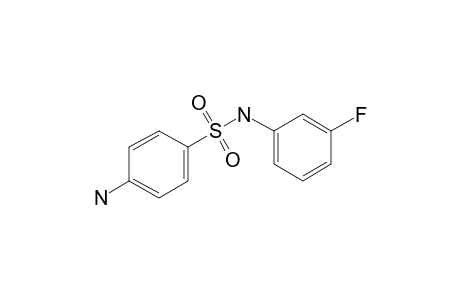 4-Amino-N-(3-fluorophenyl)benzene-1-sulfonamide