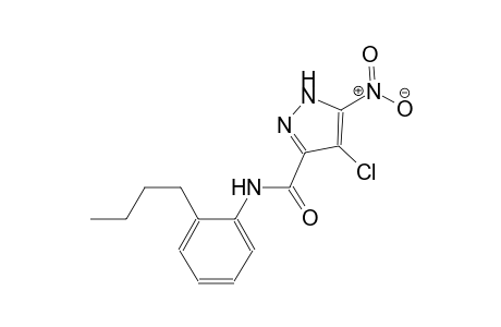 N-(2-butylphenyl)-4-chloro-5-nitro-1H-pyrazole-3-carboxamide