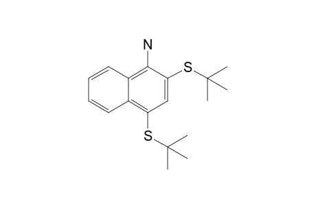 1-Amino-2,4-di(1,1-dimethylethylthio)naphthalene