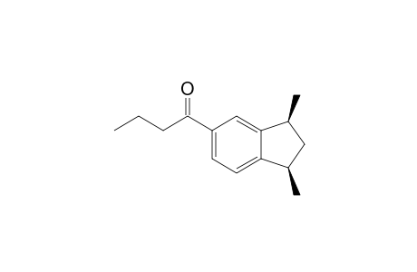 1-[(cis)-1',3'-Dimethylindan-5'-yl]butan-1-one