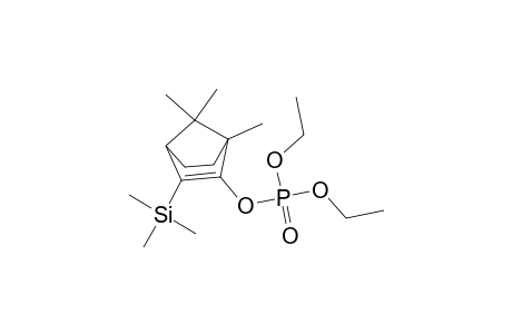 Phosphoric acid, diethyl 1,7,7-trimethyl-3-(trimethylsilyl)bicyclo[2.2.1]hept-2-en-2-yl ester