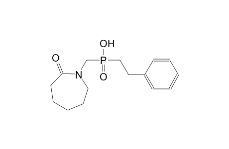 phosphinic acid, [(hexahydro-2-oxo-1H-azepin-1-yl)methyl](2-phenylethyl)-