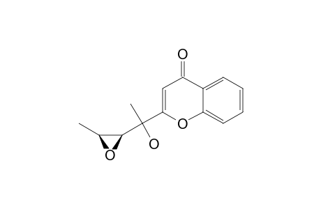 2-(2RS,3SR)-2,3-EPOXY-1-HYDROXY-1-METHYLBUTYL)-4H-CHROMEN-4-ONE;DIASTEREOMER-#2