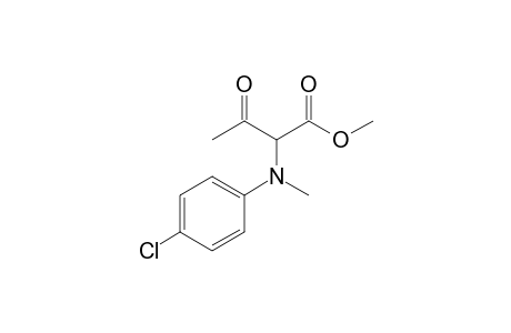 Methyl 2-[N-(4-chlorophenyl)-N-methylamino]-3-oxobutanoate