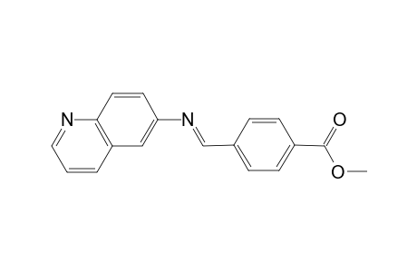 Methyl 4-[(E)-(6-quinolinylimino)methyl]benzoate