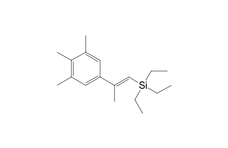 (E)-1-(1-Triethylsilyl-1-propen-2-yl)-3,4,5-trimethylbenzene