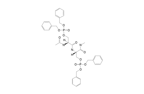 N-(ALPHA)-(ACETYL)-O-(DIBENZYLPHOSPHONO)-SERYL-O-(DIBENZYLPHOSPHONO)-SERINE-N-METHYLAMIDE