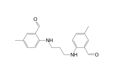 5,5'-DIMETHYL-2,2'-(PROPANE-1,3-DIYLDIIMINO)-BIS-(BENZALDEHYDE)