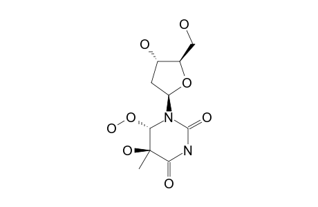 TRANS-(5S,6S)-5-HYDROXY-6-HYDROPEROXY-5,6-DIHYDROTHYMIDINE