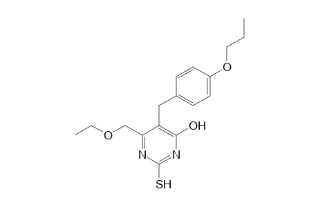 6-(Ethoxymethyl)-5-(4-propoxybenzyl)-2-sulfanyl-4-pyrimidinol