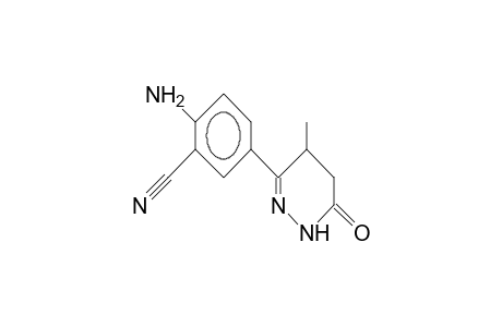 Benzonitrile, 2-amino-5-(1,4,5,6-tetrahydro-4-methyl-6-oxo-3-pyridazinyl)-