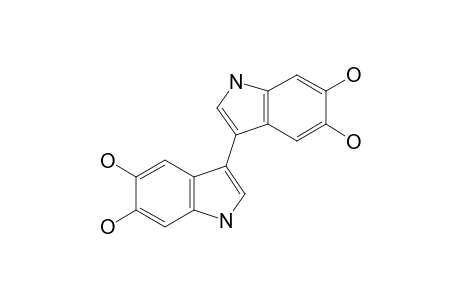 3-(5,6-dihydroxy-1H-indol-3-yl)-1H-indole-5,6-diol