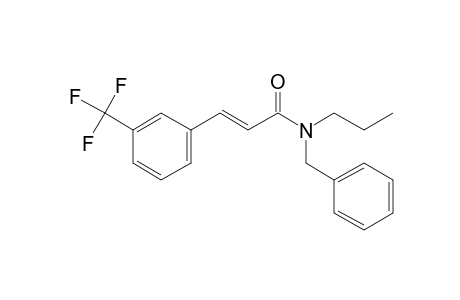 Trans-cinnamamide, 3-trifluoromethyl-N-benzyl-N-propyl-