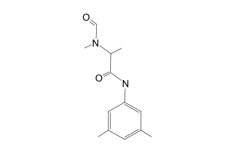 N-Methyl-N-[1-(N'-(3,5-dimethylphenyl)carbamyl)ethyl]formamide