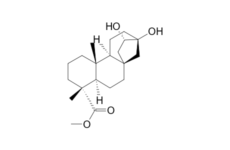 17-Norkauran-18-oic acid, 13,16-dihydroxy-, methyl ester, (4.alpha.,16.alpha.)-