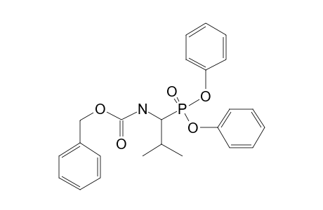 Diphenyl 1-benzyloxycarbonylamino-2-methyl-propylphosphonate