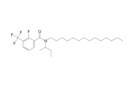 Benzamide, 2-fluoro-3-trifluoromethyl-N-(2-butyl)-N-tetradecyl-