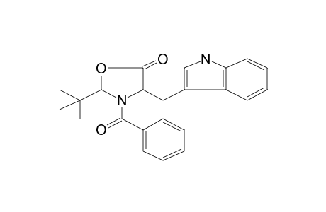 3-Benzoyl-2-tert-butyl-4-(1H-indol-3-ylmethyl)oxazolidin-5-one