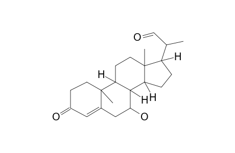 7-Hydroxy-pregna-4-ene-3-one-20-carbaldehyde