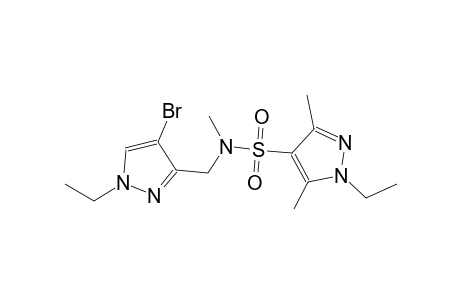 1H-pyrazole-4-sulfonamide, N-[(4-bromo-1-ethyl-1H-pyrazol-3-yl)methyl]-1-ethyl-N,3,5-trimethyl-