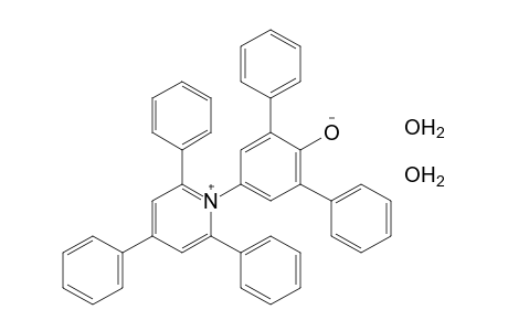 1-(3,5-diphenyl-4-hydroxyphenyl)-2,4,6-triphenylpyridinium hydroxide, inner salt, dihydrate