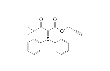 Prop-2-ynyl 2-(diphenylsulfuranylidene)-4-methyl-3-oxopentanoate