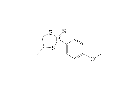 1,3,2-Dithiaphospholane, 2-(4-methoxyphenyl)-4-methyl-, 2-sulfide