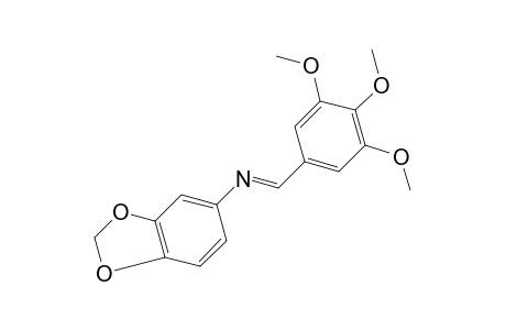 3,4-(methylenedioxy)-N-(3,4,5-trimethoxybenzylidene)aniline