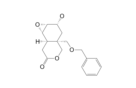 5H-Oxireno[g][2]benzopyran-5-one, octahydro-7-hydroxy-2a-[(phenylmethoxy)methyl]-, (1a.alpha.,2a.beta.,6a.beta.,7.alpha.,7a.alpha.)-(.+-.)-