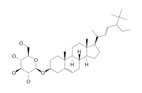 BASILIMOSIDE;(22E)-24-XI-ETHYL-25-METHYL-CHOLESTA-5,22-DIENE-3-BETA-OL-3-O-BETA-D-GLUCOPYRANOSIDE