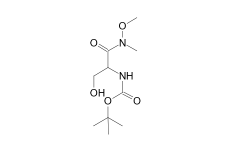 t-Butyl [2-hydroxy-1-((methoxymethyl)carbamoyl)ethyl]-carbamate