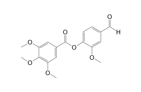 3,4,5-trimethoxybenzoic acid, ester with 4-hydroxy-m-anisaldehyde