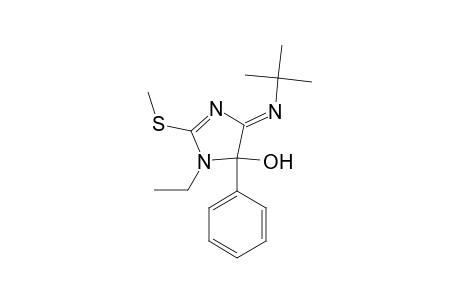 4-(tert-Butylimino)-1-ethyl-5-hydroxy-2-(methylthio)-5-phenyl-2-imidazoline Hydrochloride