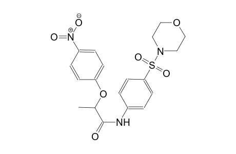 N-[4-(4-morpholinylsulfonyl)phenyl]-2-(4-nitrophenoxy)propanamide