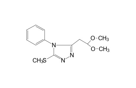 5-(METHYLTHIO)-4-PHENYL-4H-1,2,4-TRIAZOLE-3-ACETALDEHYDE,DIMETHYL ACETAL