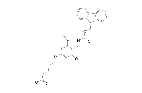 5-(4-FMOC-AMINOMETHYL-3,5-DIMETHOXYPHENOXY)-VALERIC-ACID