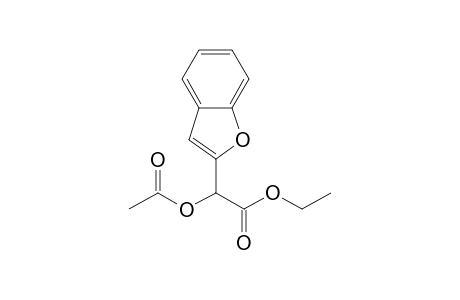 Ethyl 2-acetoxy-2-(benzofuran-2-yl)acetate