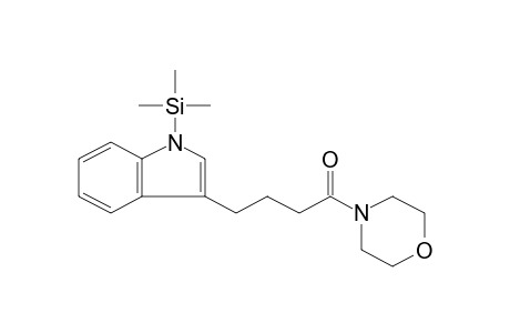 4-(1H-Indol-3-yl)-1-(morpholin-4-yl)butan-1-one, tms