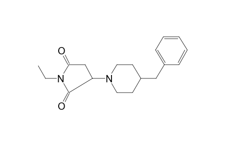 Pyrrolidine-2,5-dione, 3-(4-benzyl-1-piperidyl)-1-ethyl-