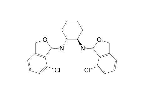 N,N'-bis-(7-chloro-3H-isobenzofuran-1-ylidene)-cyclohexane-(1R,2R)-diamine