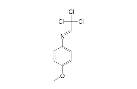 N-(4-Methoxyphenyl)-N-[(Z)-2,2,2-trichloroethylidene]amine