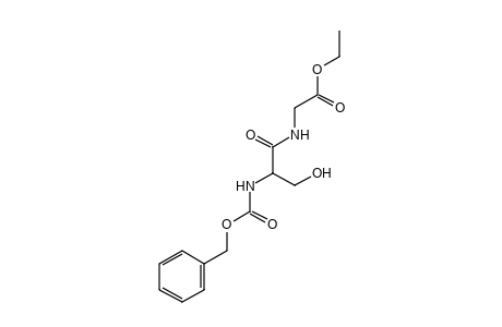 DL-N-(N-carboxyseryl)glycine, N-benzyl ethyl ester